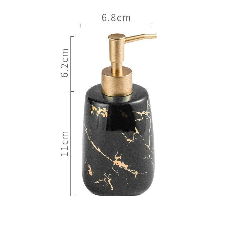 Ceramic bathroom wash set in black, blue, or white colours, showing smooth porcelain finish.