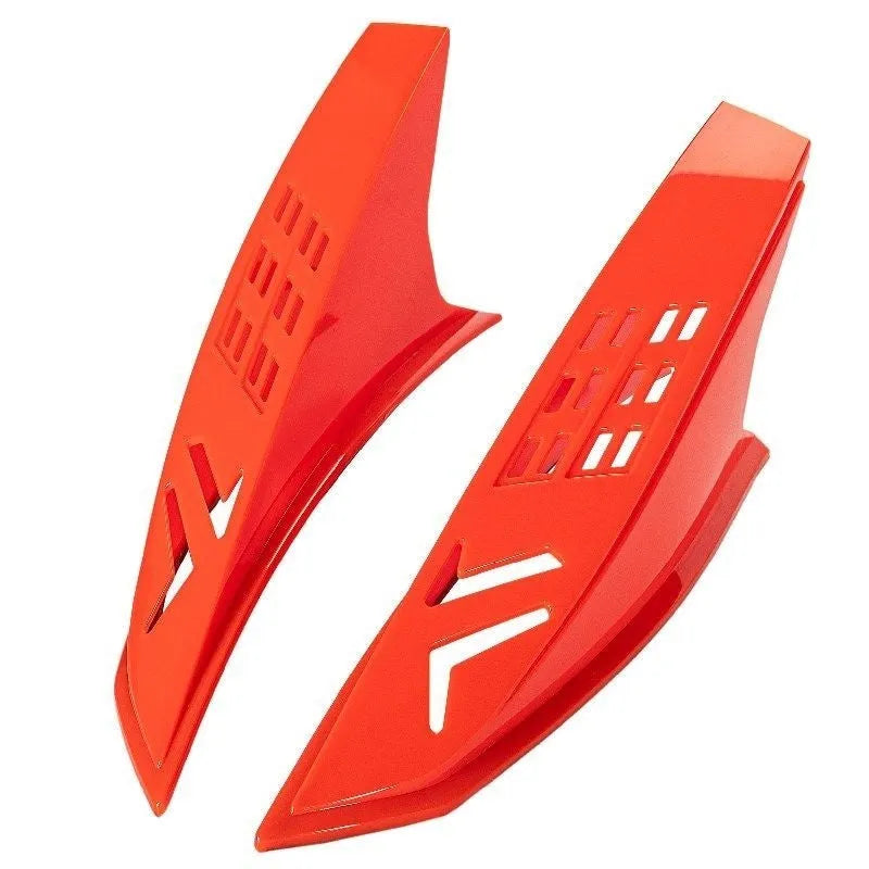 Pair of decorative plastic horn ears for children motorcycle ski helmets with 3M adhesive backing