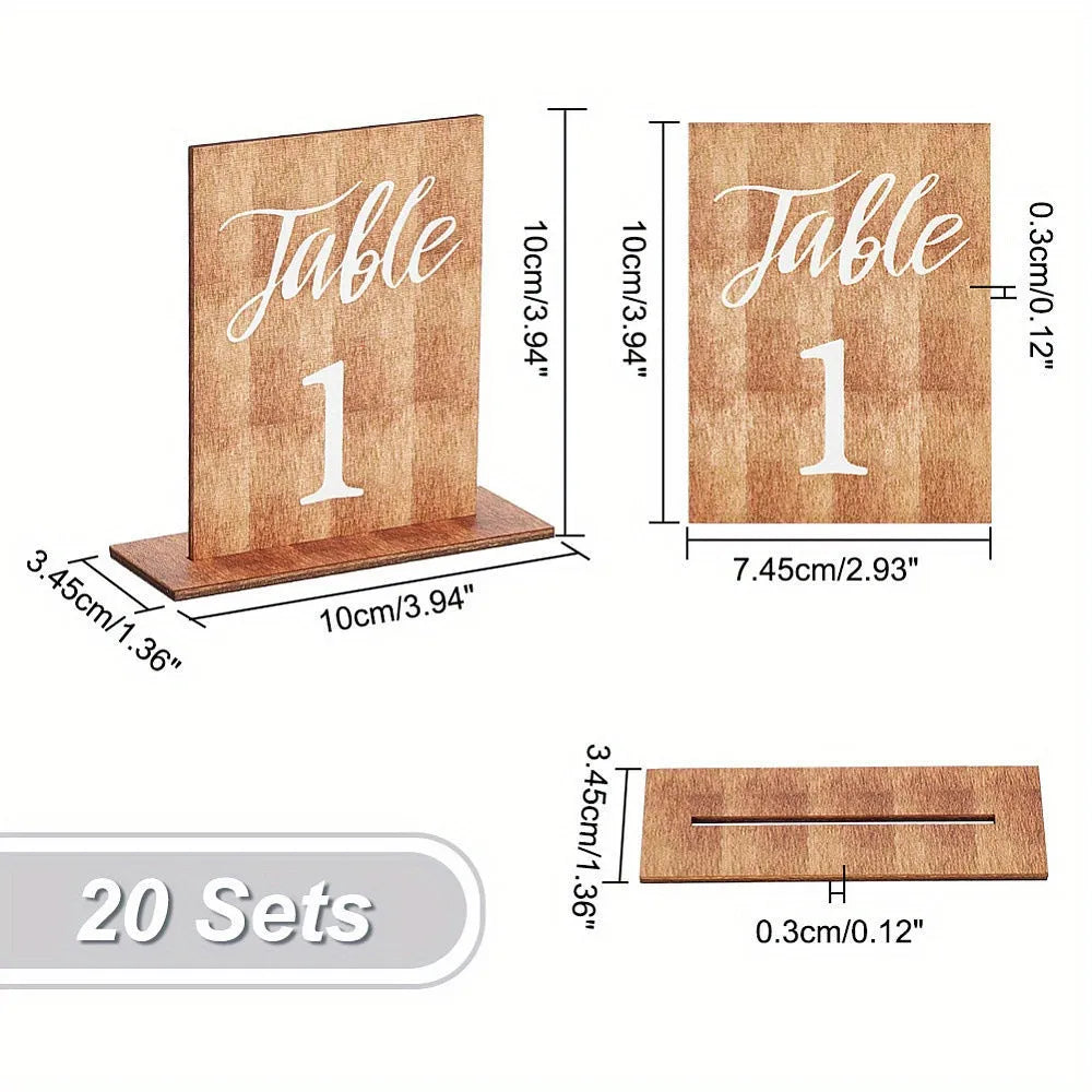 Set of 20 American country style wooden photo board ornaments with lotus wood, beech, and poplar plywood, each 10x7.4cm
