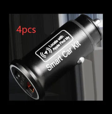 Black handheld GPS setting instrument for car charger locator systems with ABS plastic construction