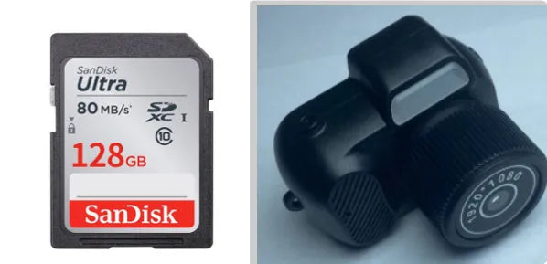 Black Y3000 HD outdoor sports camera with small LCD screen on front.