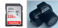 Black Y3000 HD outdoor sports camera with small LCD screen on front.
