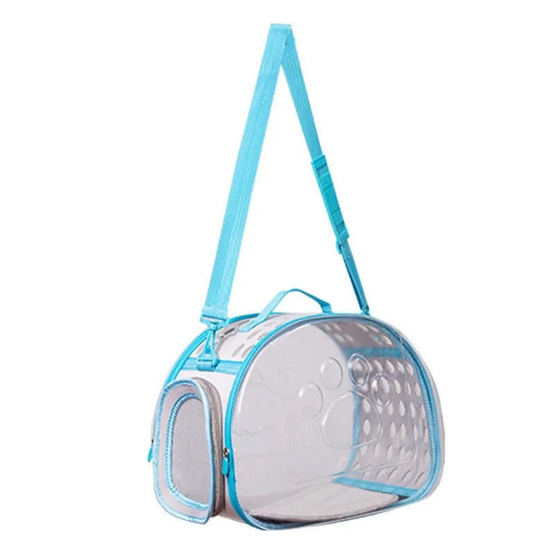 Transparent space capsule backpack for cats with EVA hard shell in large size 42cm