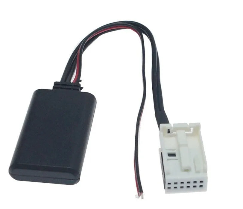 Car audio Bluetooth AUX cable and microphone kit for Citroen and Peugeot RD4 radio upgrades.