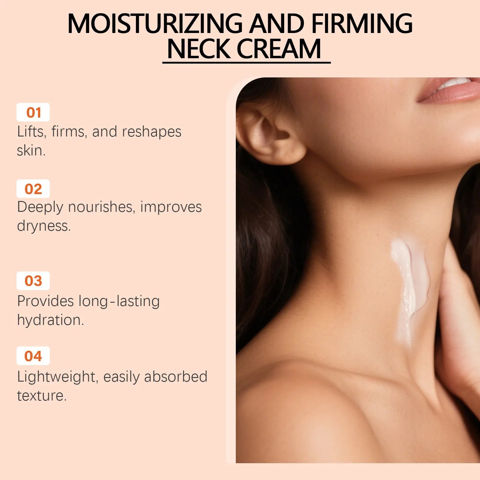 Daily Neck Contour Skin Moisturising Care Cream 50g container