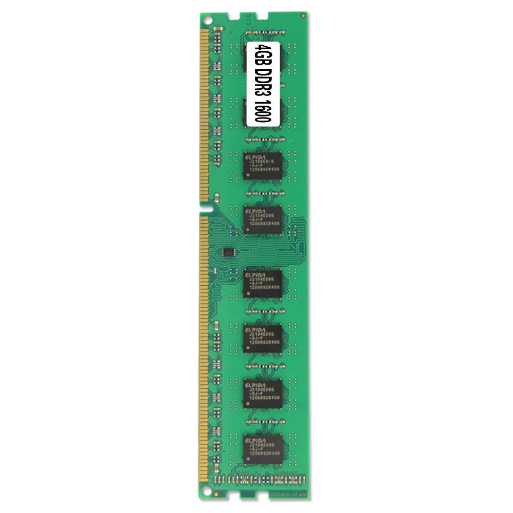 Single 4GB DDR3 1600MHz desktop memory module for AMD systems.