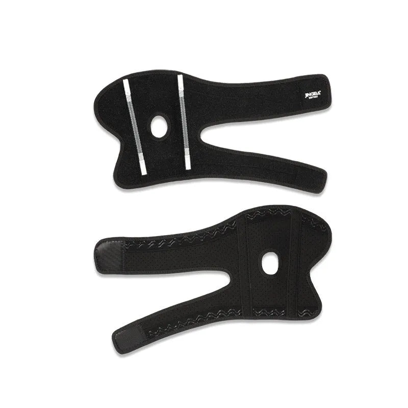 Black adjustable sports elbow guard for training and outdoor activities