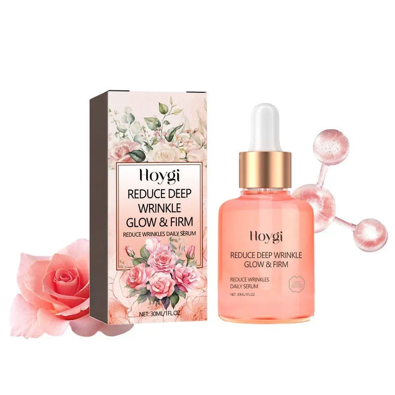 30ml rose essential oil in 3.8x3.8x8.6cm container for skin brightening and wrinkle smoothing