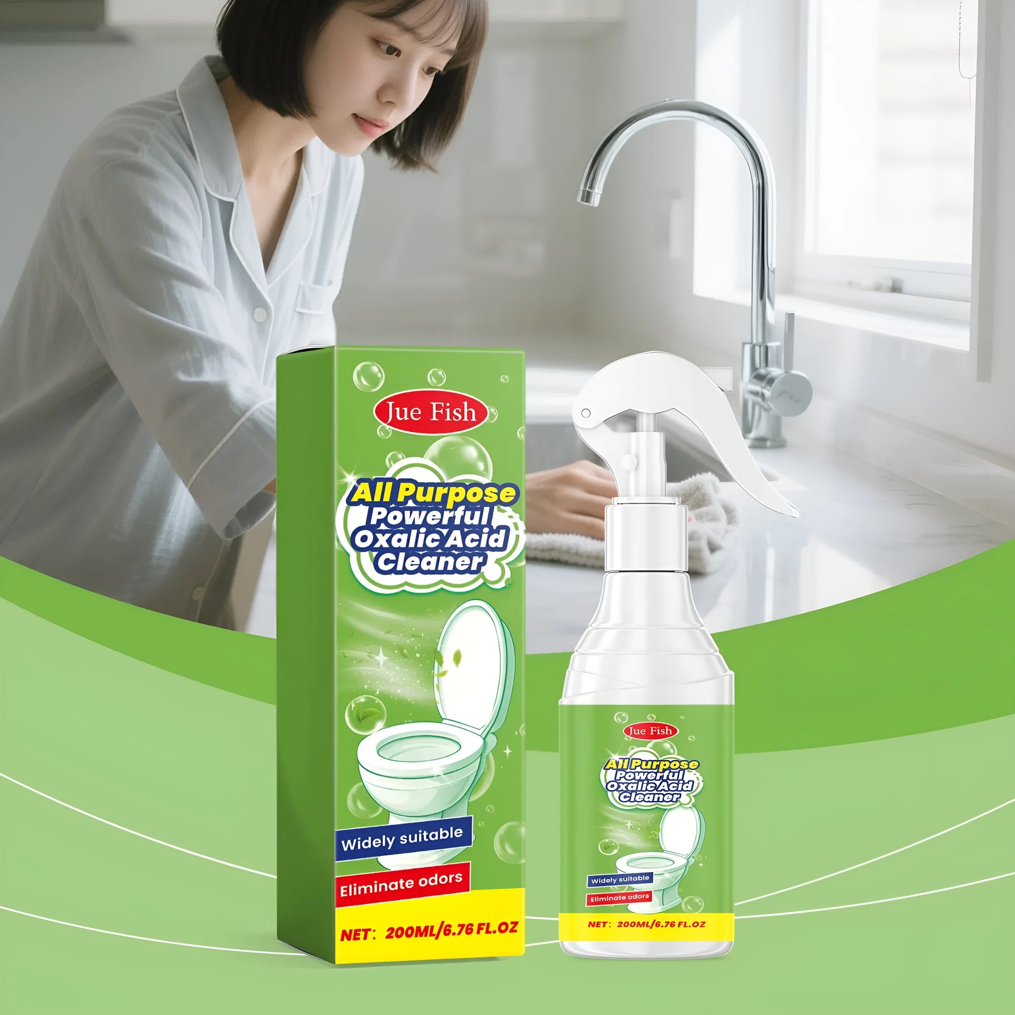 200ml multi-function household grease cleaning spray bottle for kitchens