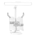 Multifunctional reading bookshelf table lamp with adjustable colour temperature settings and integrated storage