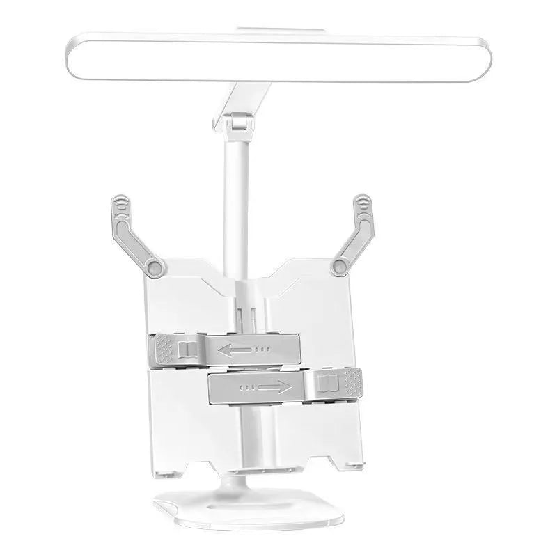Multifunctional reading bookshelf table lamp with adjustable colour temperature settings and integrated storage