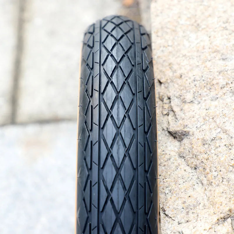 20x4.0 inch brown rubber tyre with skin edge detailing for snowmobile and electric beach car replacement