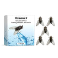 Five 1.5cm biomimetic insect soft fishing baits for fly hooks with TPR and silicone construction