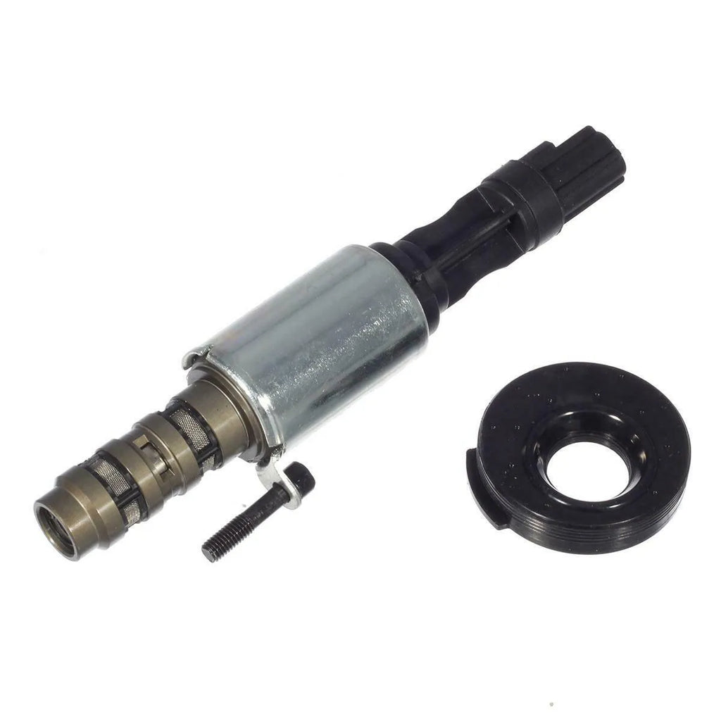 Ford oil control valve VVT solenoid replacement part on white background