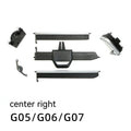Plastic front centre air vent outlet for BMW G05 G06 G07 dashboard