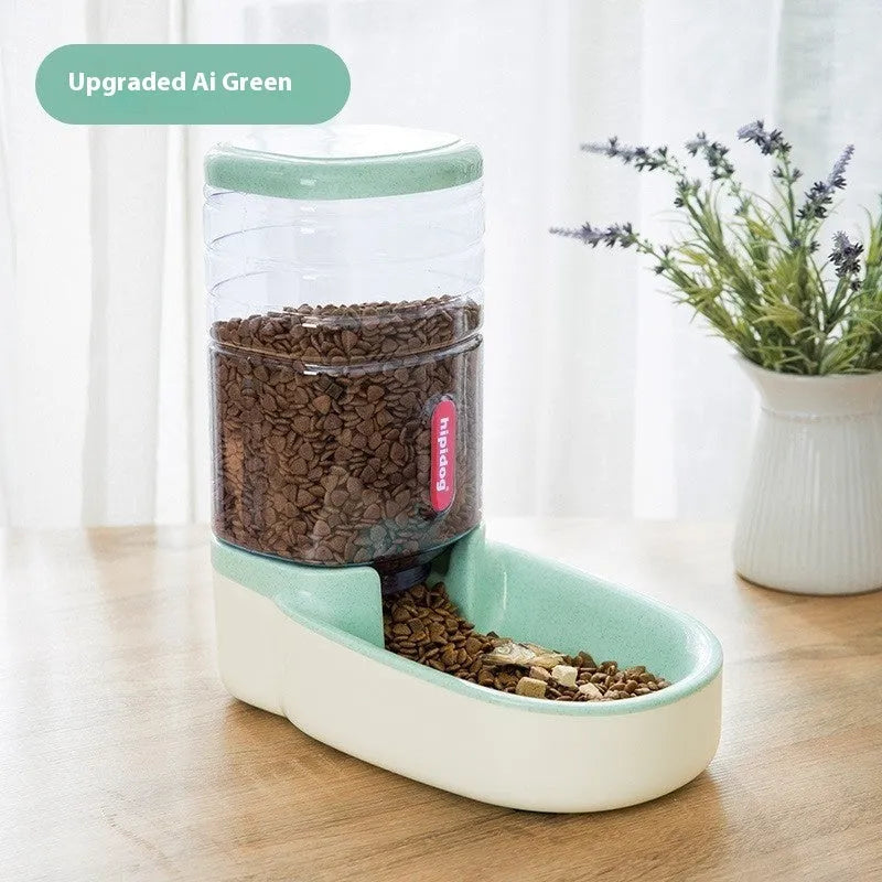 Automatic pet water fountain 3.8L second generation feeder in grey blue pink green for cats and dogs