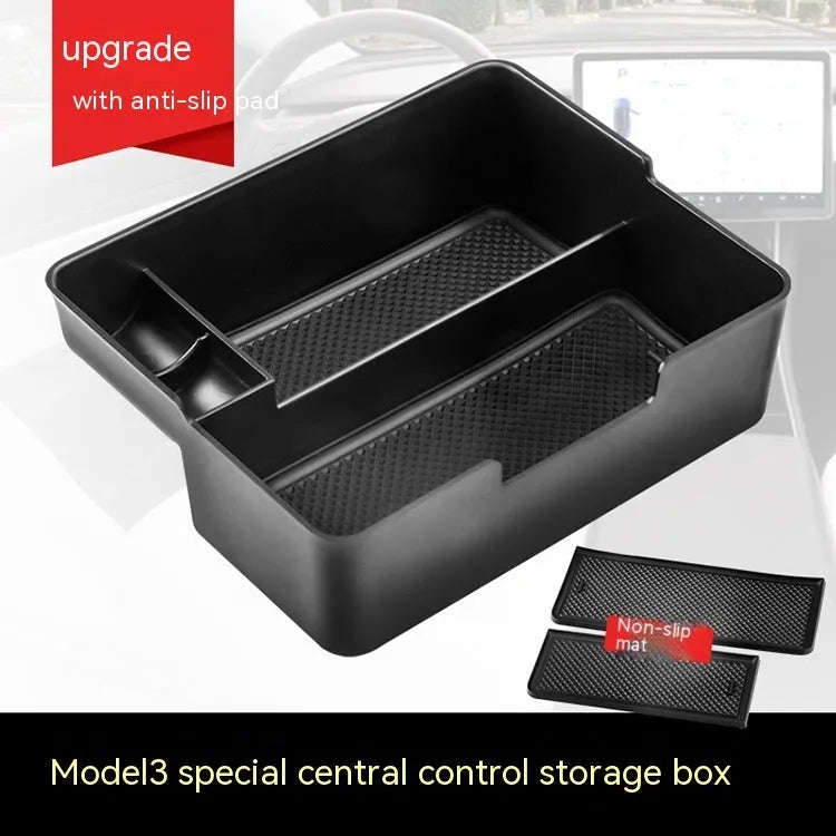 Tesla Model 3 centre console armrest storage box organiser insert in plastic