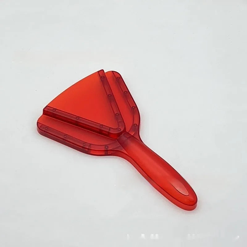 Telescopic bottle opener with adjustable arms and non-slip ABS grip in red colour