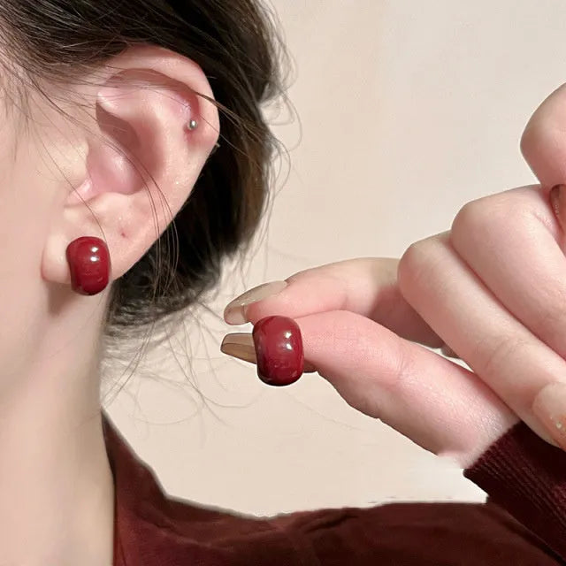 Women's retro alloy non-piercing mosquito repellent ear clip U-shaped design