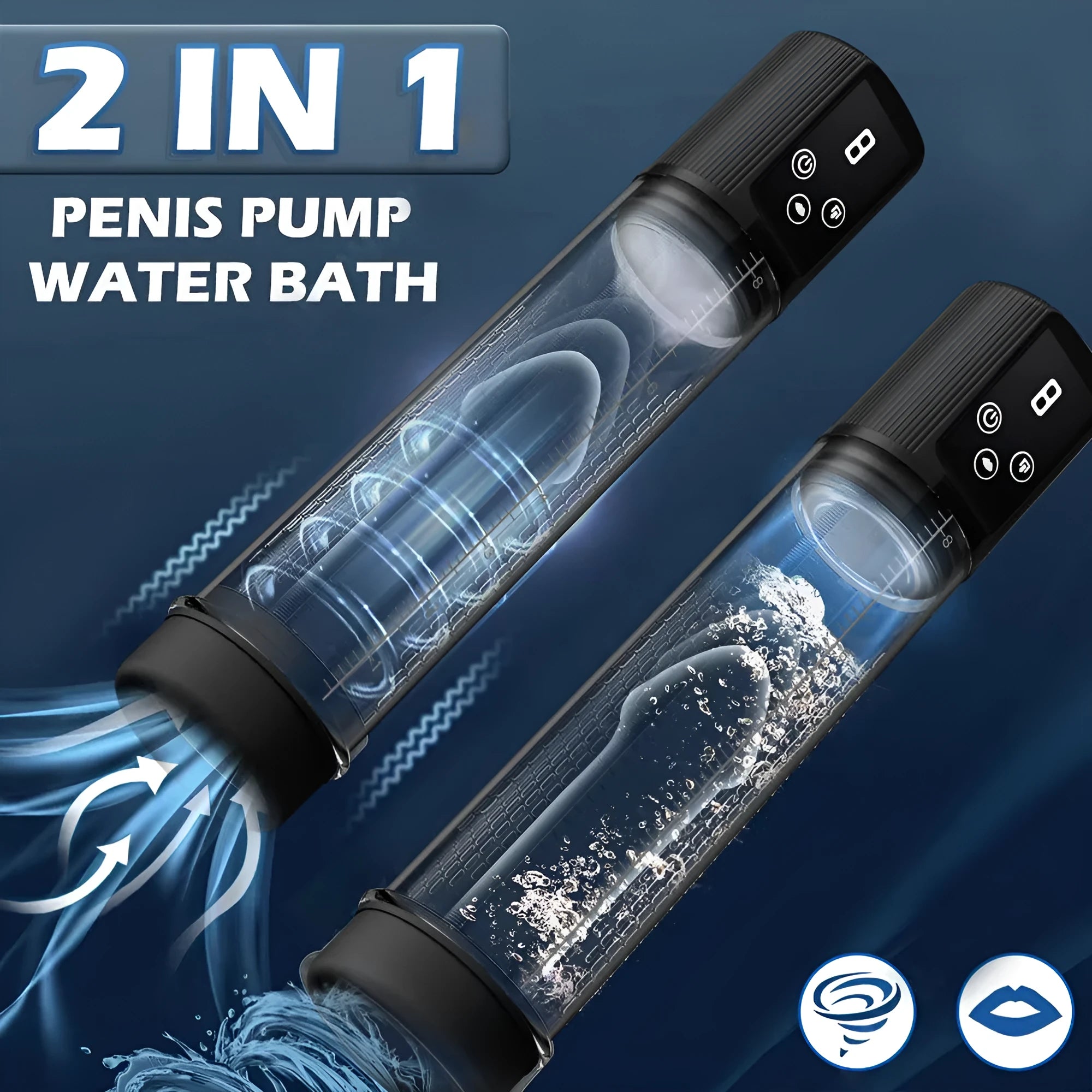 Men's airplane bottle penile exercise device with electric pump in diqiao colour