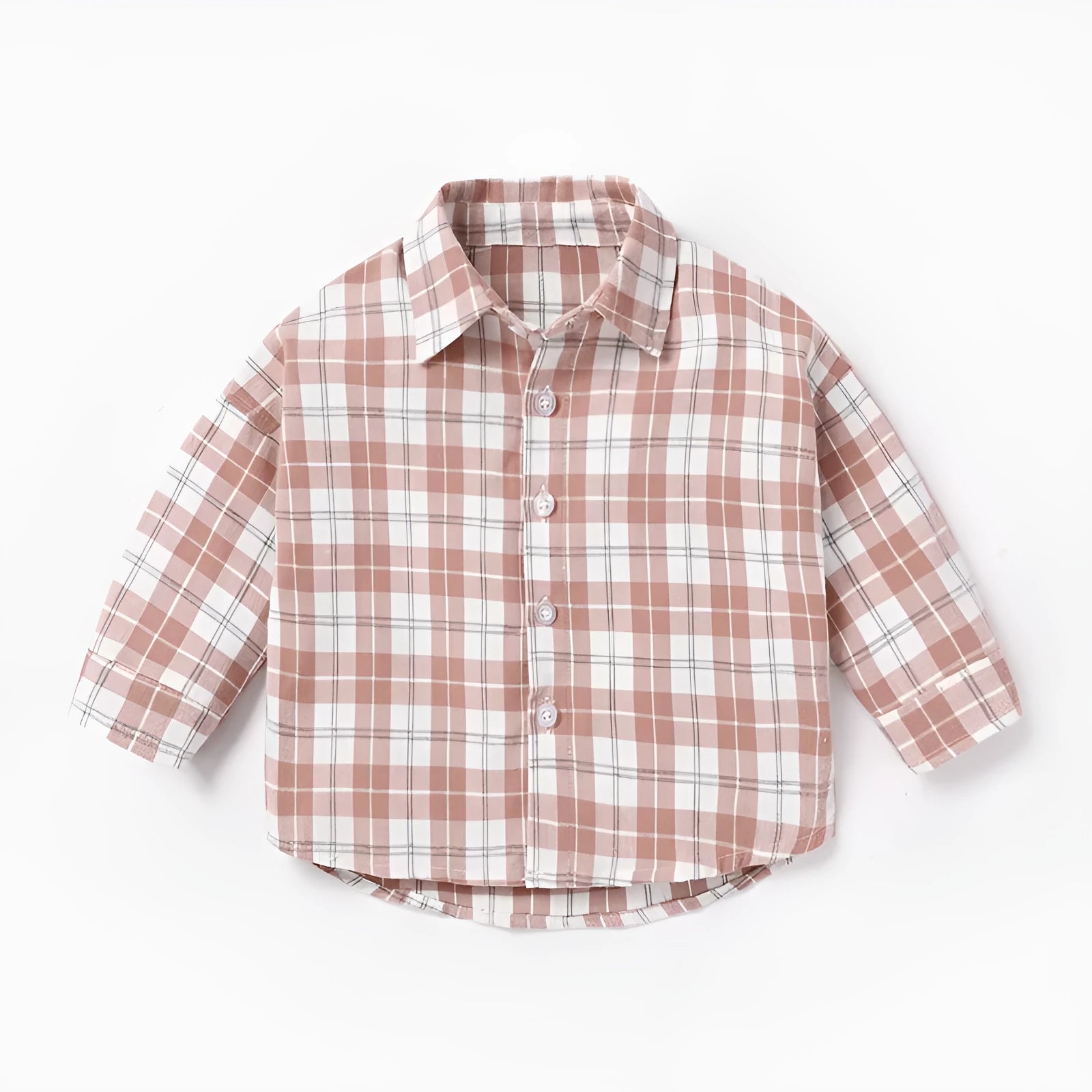 Boys' cotton lattice pattern shirt in multiple colours with animal and cartoon elements