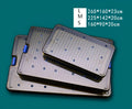 Silicone disinfection box in three sizes with clear lid for UV sterilisation organisation