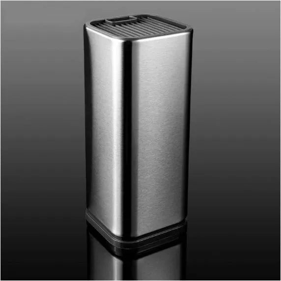 Black and white PP plastic kitchen tool holder with detachable base for knife and cutlery storage