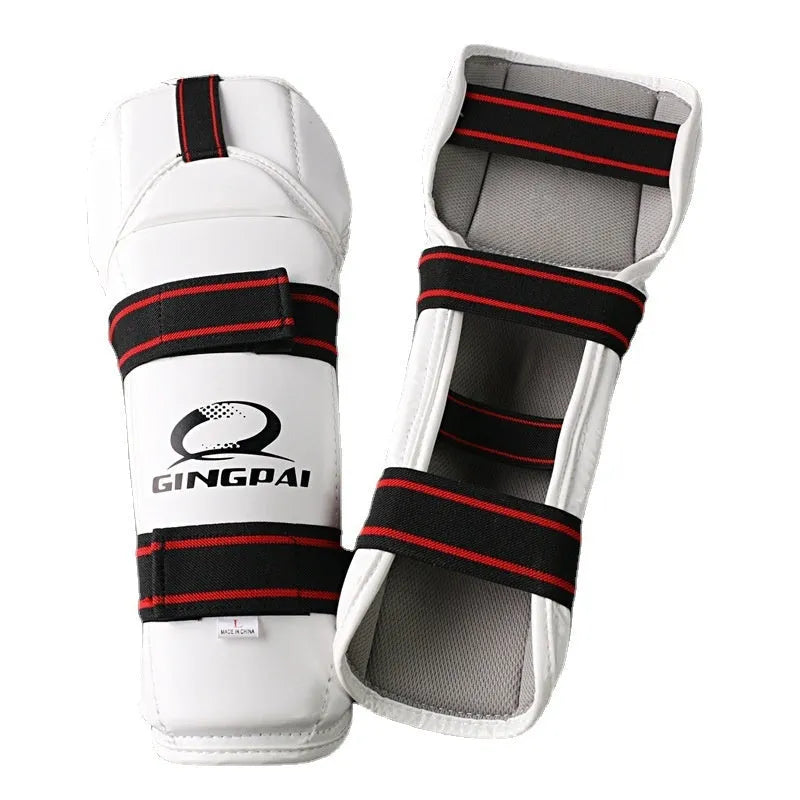 Taekwondo leg and arm protective gear set with PU EVA foam padding for martial arts training