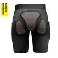 Skiing protective gear hip and knee pads with X-ray diffraction design for anti-fall cushioning
