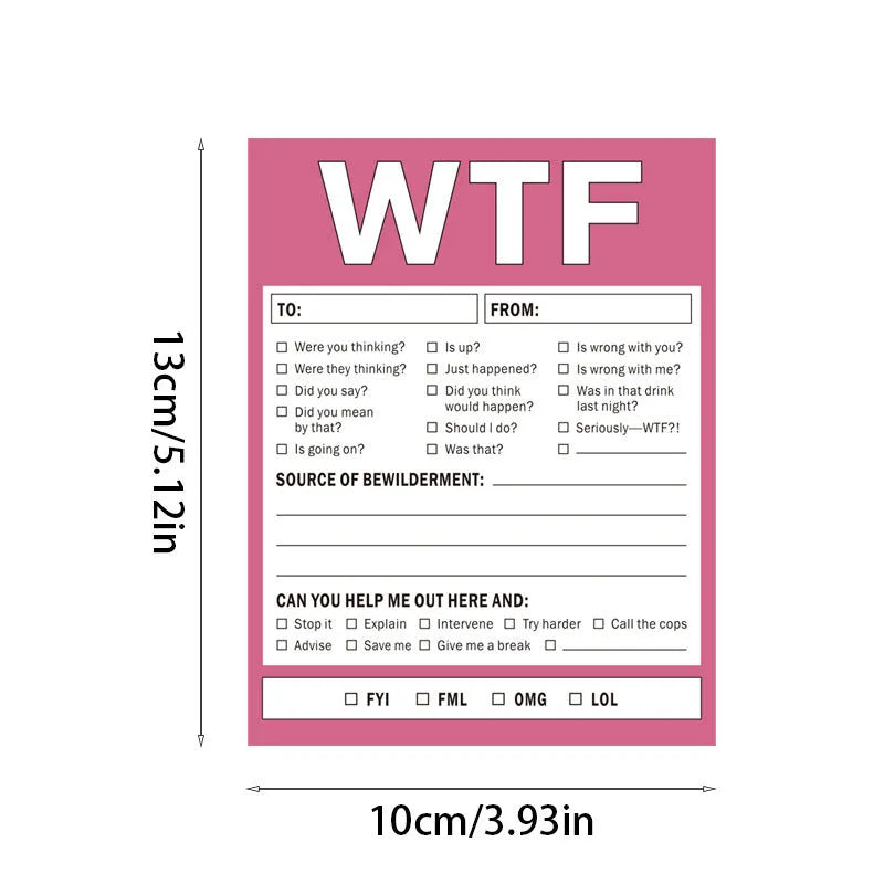 Colourful printed paper table card with musical notes design, 13 by 10 cm.