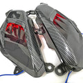 Pair of Yamaha NMAX carbon fibre LED side lamps for 125 and 155 models.