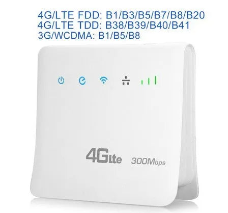 300Mbps 2.4G wireless router with firewall for home and Android, compact design 119x116x20mm