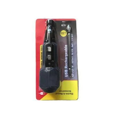 Black or blue alloy steel straight handle electric screwdriver with 36V lithium battery