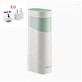 Black and green portable desktop instant water dispenser with digital display and small tank.