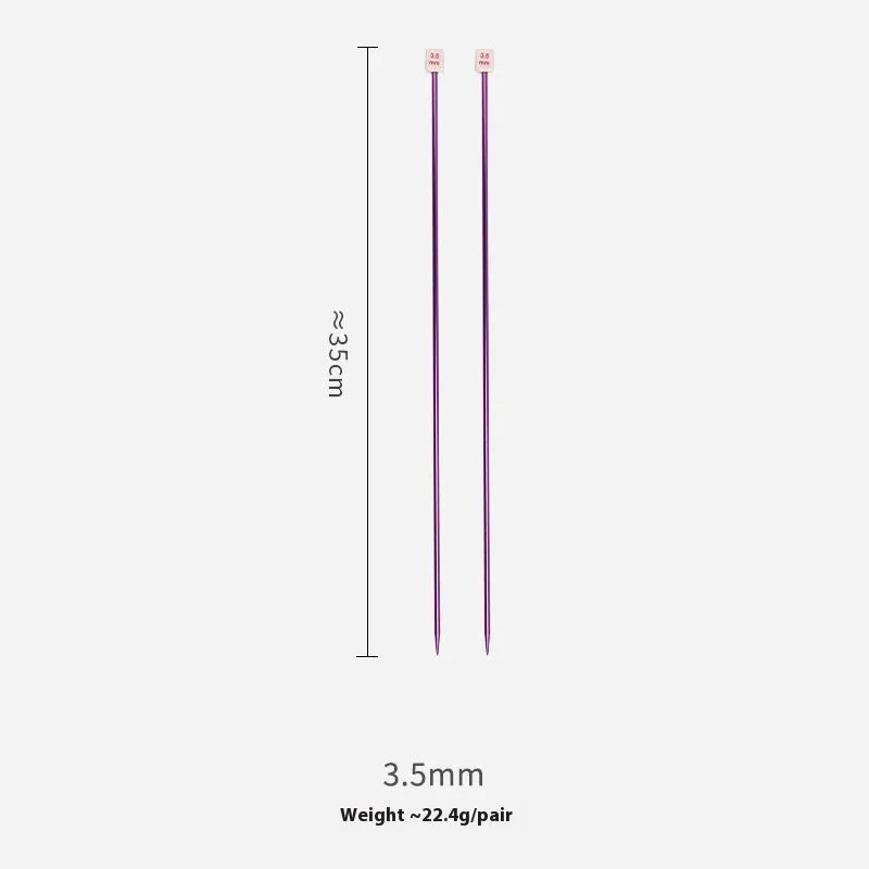 Crochet hook set showing 14 different sizes from 2.0mm to 10.0mm with lengthened design and caps