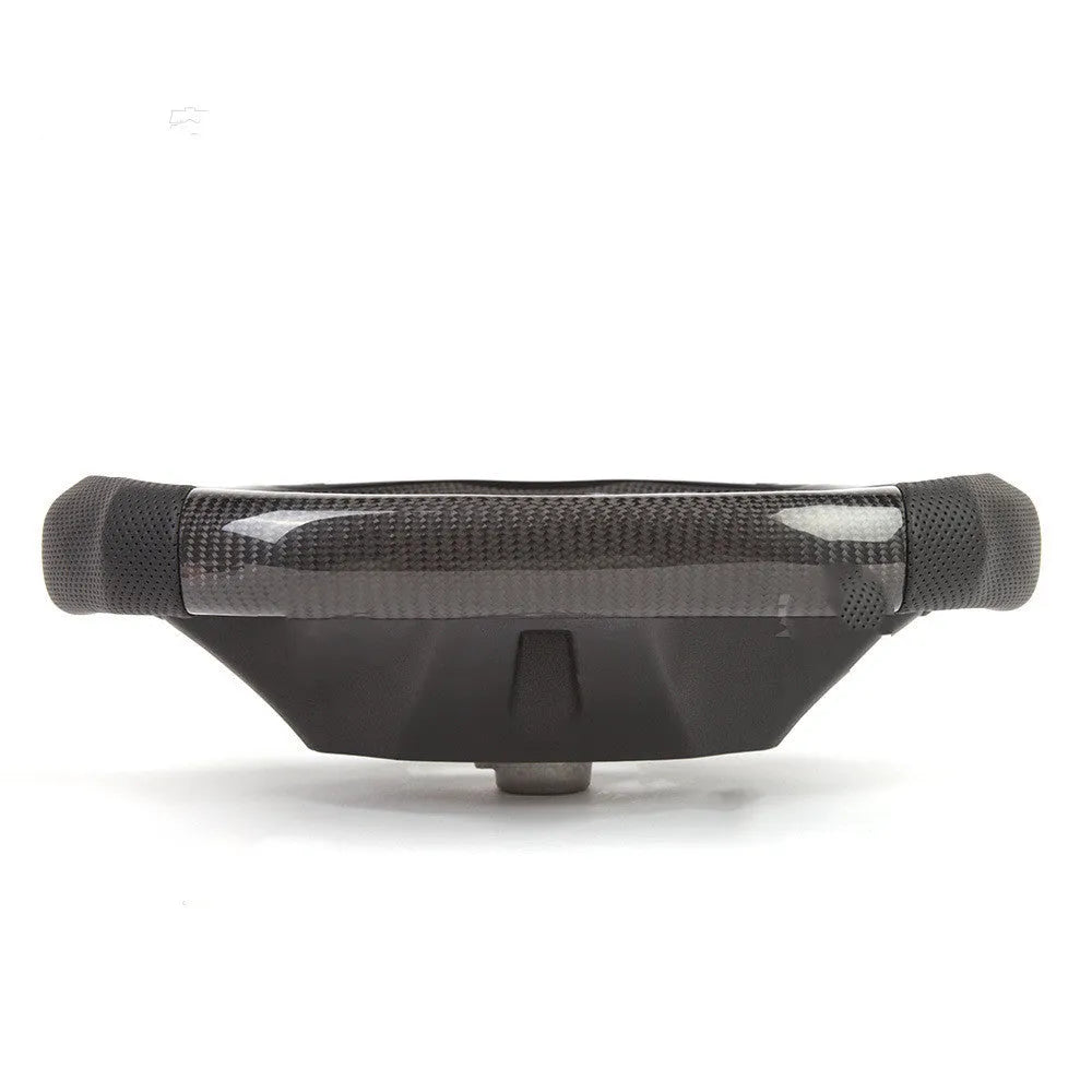Black carbon fibre LED sports steering wheel for BMW X3 and X5 models