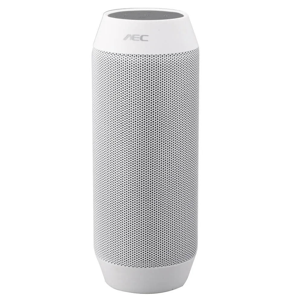 Mini black or white Bluetooth stereo speaker with colourful LED lighting effects
