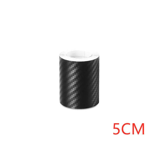 Matte carbon fibre roll for door sill protection in various widths from 3cm to 10cm