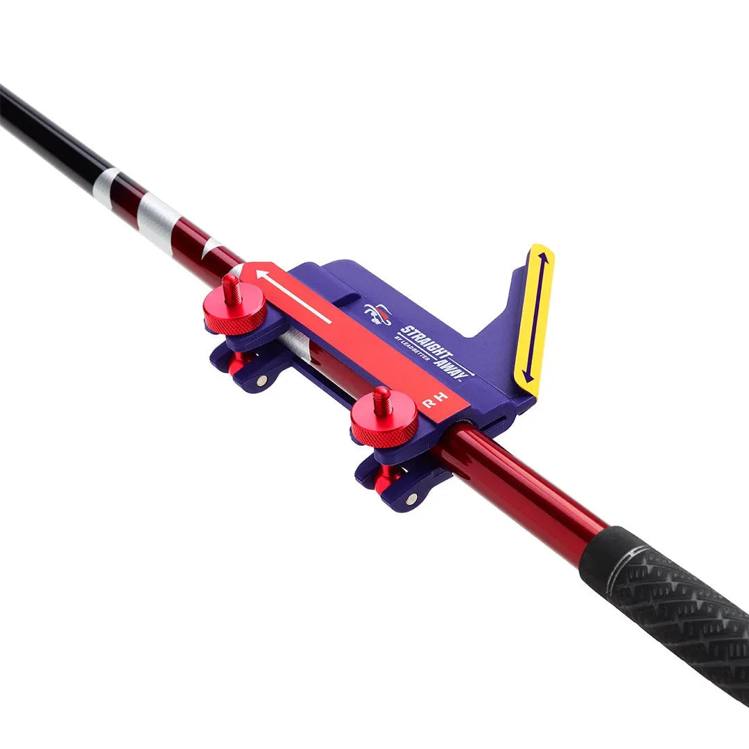 Golf swing plane simulator training aid showing swing path reference structure