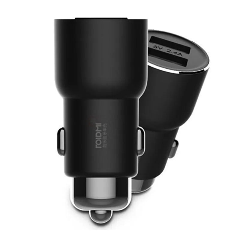 Black Ruimi 3S Bluetooth music car charger showing USB port and compact design