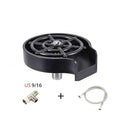 Black stainless steel automatic glass washer with copper hose and ABS plastic base