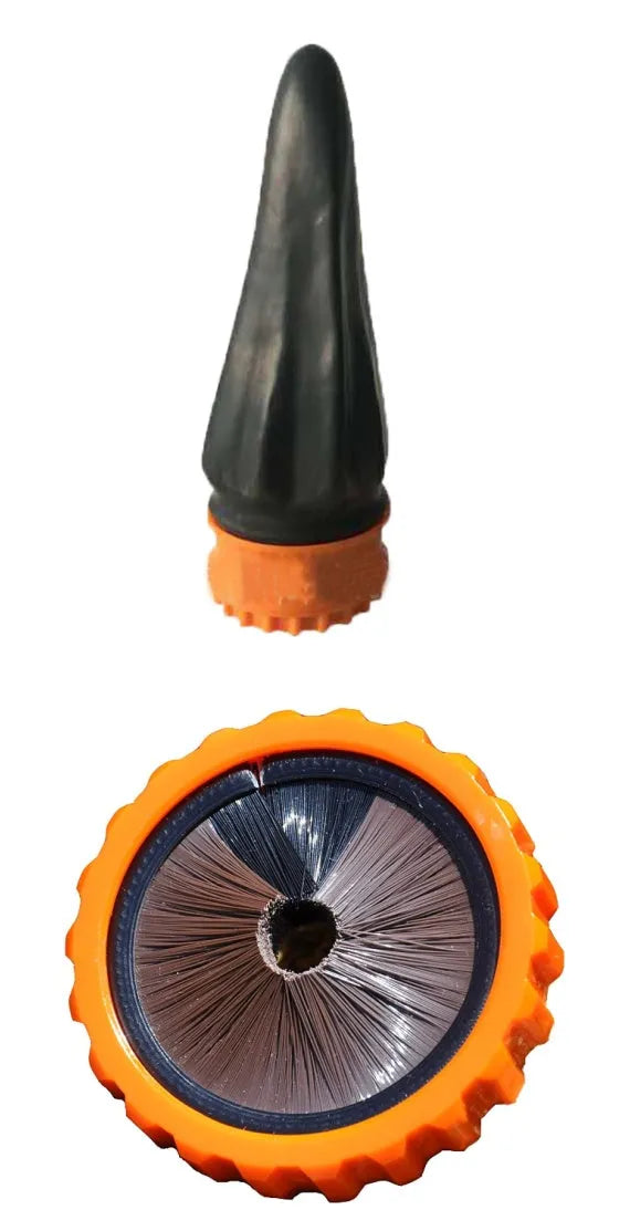 Compact pocket slingshot gun with latex cover and round cup for outdoor steel ball shooting