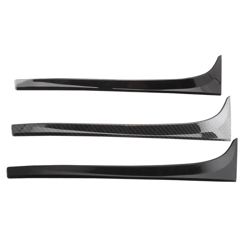 Glossy black rear window spoiler wing for Volkswagen Golf 7 MK7 with ABS construction