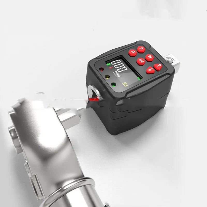 Digital torque meter with display head and 1/2 inch drive square
