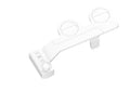 Pure white button wash cleaning tool with detachable components and regional plumbing fittings