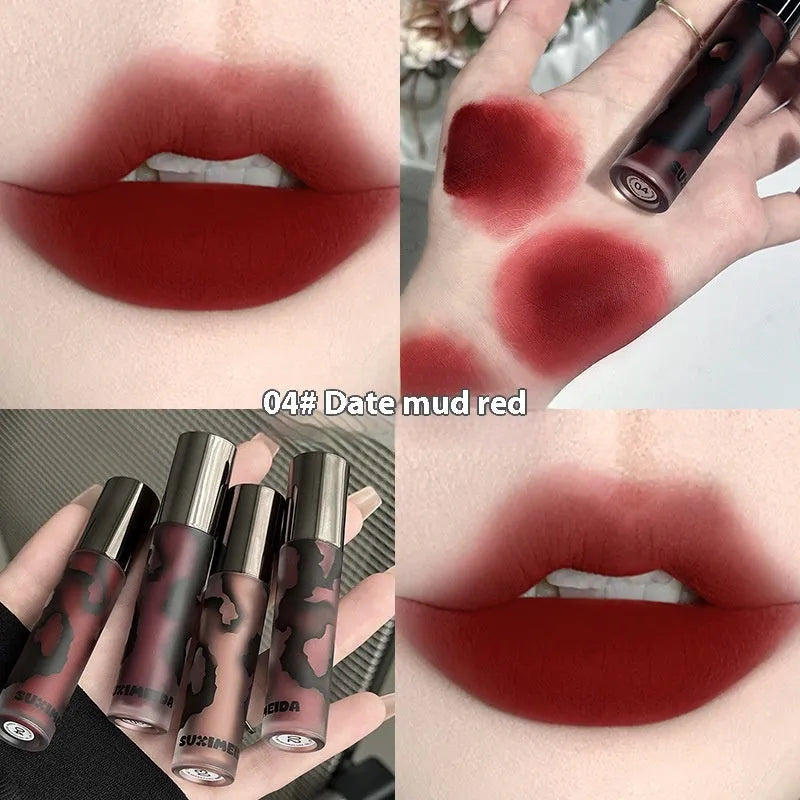 Lava Secret no-stain matte lip mud lipstick in five colour shades