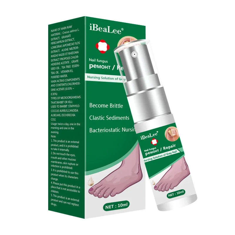Jiagou 10ml Whitenail Antibacterial Liquid bottle for foot care treatment