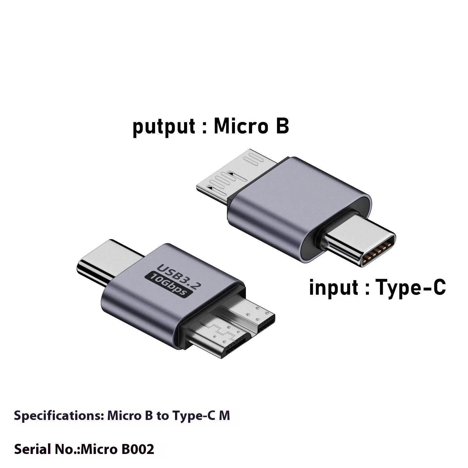 USB AM to Micro-B adapter cable for connecting older devices to modern computers