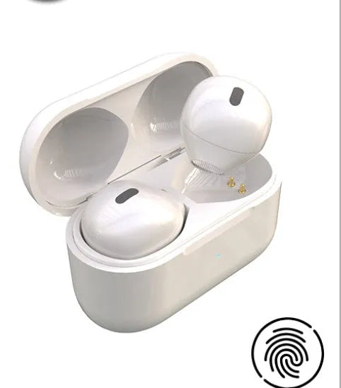 Invisible 9mm mini in-ear wireless Bluetooth headset in skin, white, or pink colours