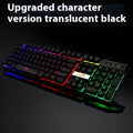 Glowing coiled USB cable with aviator connector for mechanical gaming keyboards